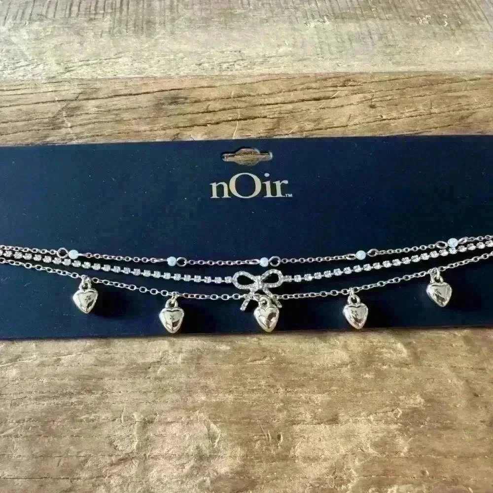 nOir Jewelry Triple Layer Adjustable Gold Choker ~ NEW!
